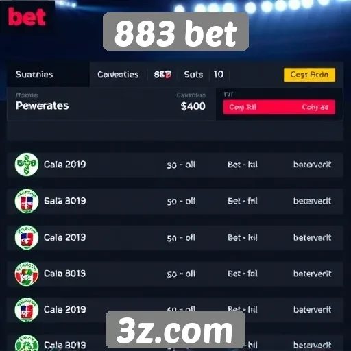 preferências dos usuários na plataforma 883 bet